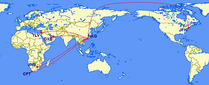 Cathay Pacific boeken met Alaska