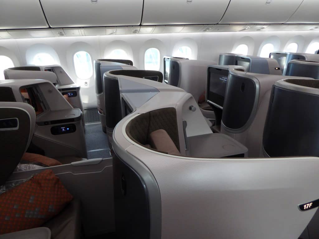 Singapore Airlines Business Class