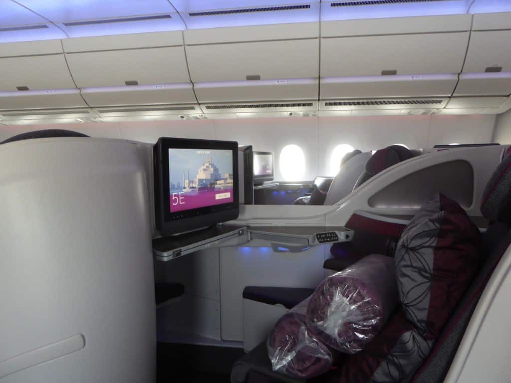 Qatar Business Class met punten