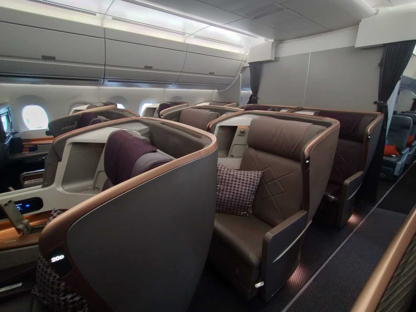 Singapore Airlines A350 Business Class