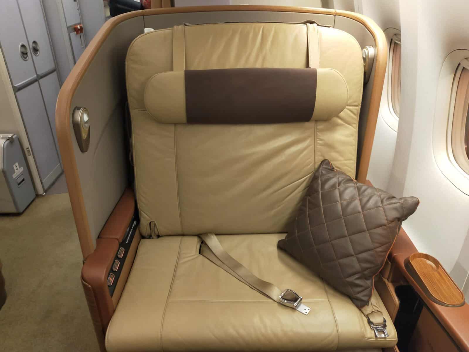 Singapore Airlines First Class Jakarta