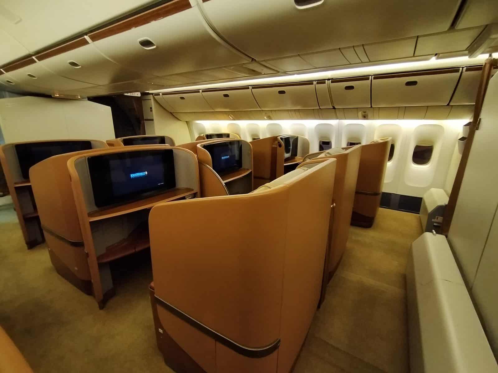 Singapore Airlines First Class Jakarta