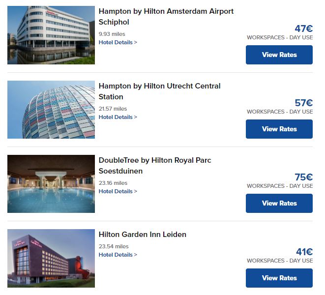 Hilton Honors bonuspunten