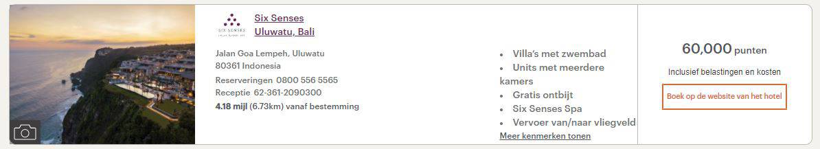 punten uitgeven bij IHG