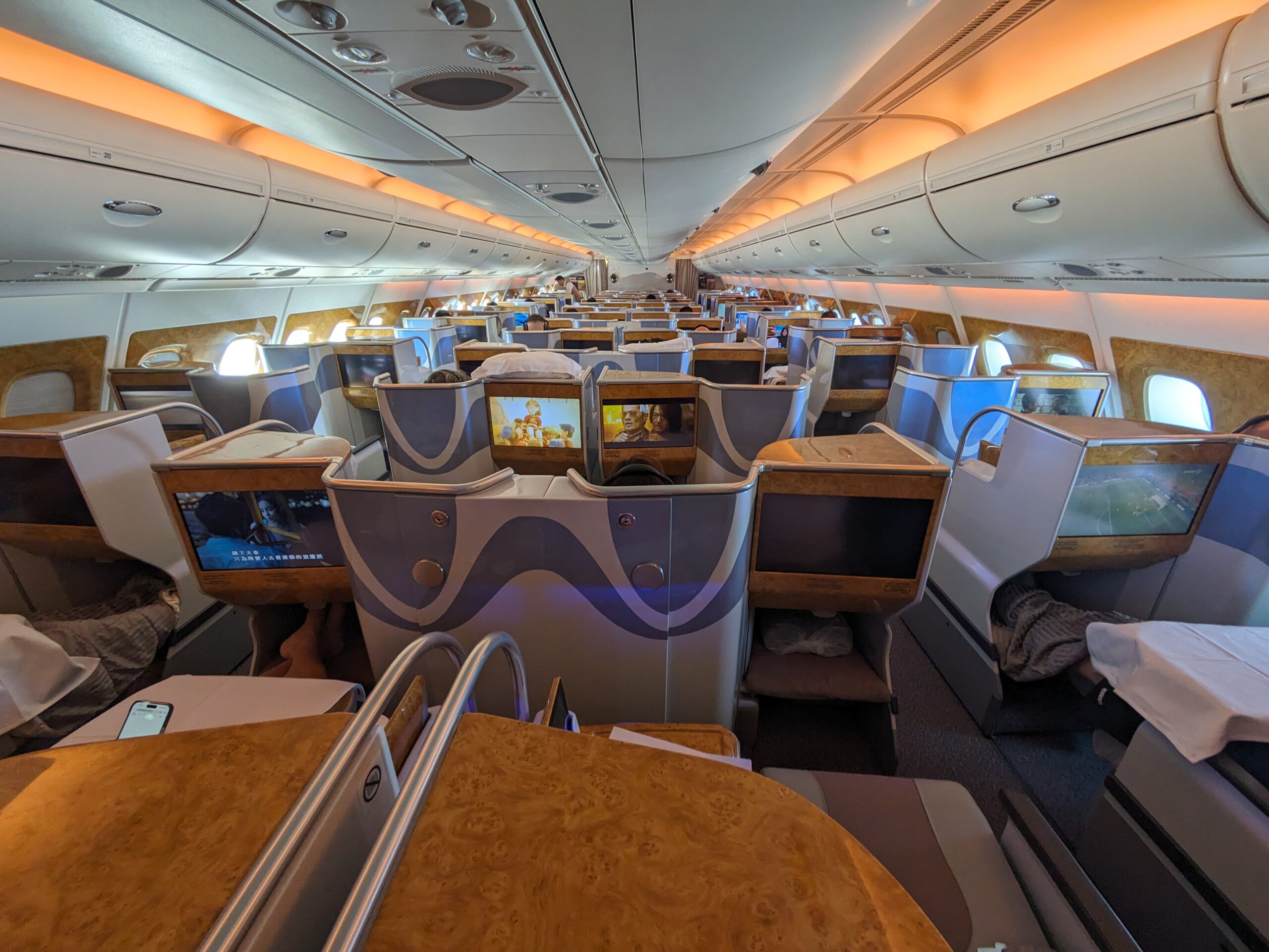 Emirates A380 Business Class